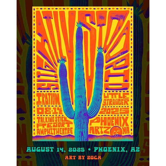 Slightly Stoopid Concert Poster 2025 Phoenix Arizona - Picture 2 of 2